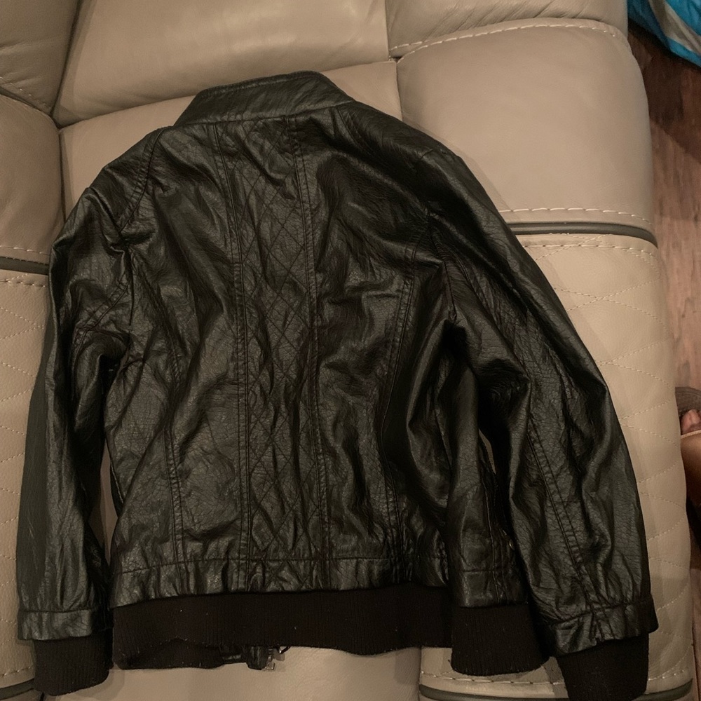 Girls Faux leather jacket